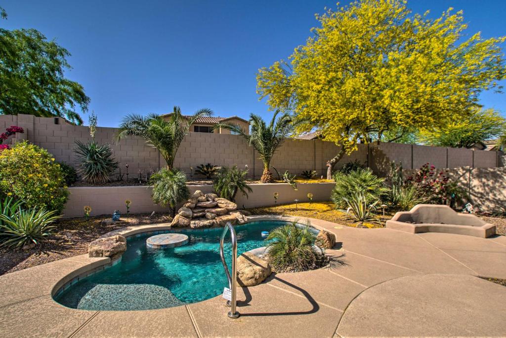 Sunny Arizona Oasis with Private Pool and Lush Patio