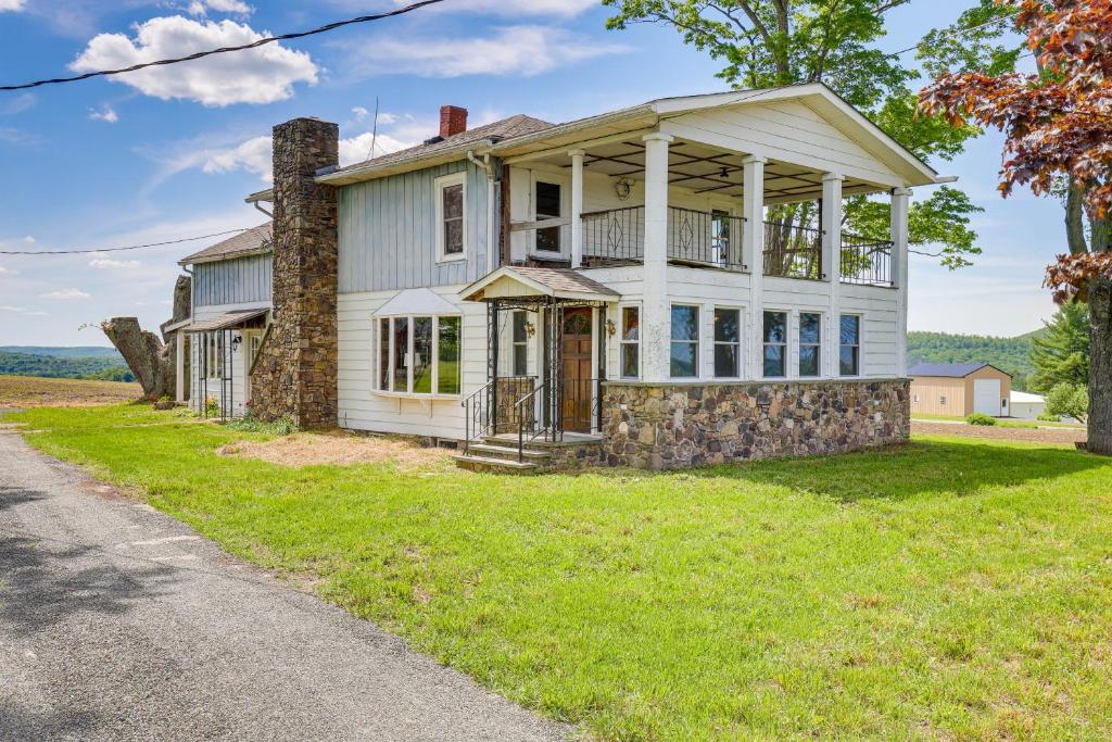 Wellsboro Farmhouse with Grill and Fire Pit!